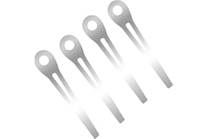 GZWY Tagliaerba coltello, doppie lame in metallo con protezione sottoscocca con disco di taglio e viti per tagliaerba a batteria Einhell, lama di ricambio per tagliaerba accessori (#2)