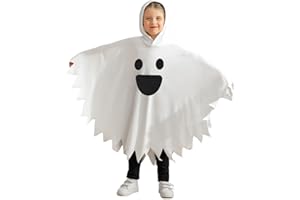 Usaibhir Toddler Kids Ghost Costume Boy Girl White Cloaks Halloween Outfit Wizard Cosplay Party Costumes Robe Fancy Dress