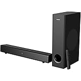 Soundbar e subwoofer Creative Stage 360 2.1 con Dolby Atmos per TV e monitor ultrawide, Surround Sound con HDMI ARC/2.0, Blue