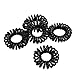 5, 10 or 25 Black or Colourful Ladies, Girls stretchy Elastic Phone Line Wire Coil Hair ponytail bands, hair ties, bobbles, gift bags by Fat-catz-copy-catz
