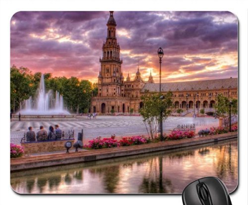 Preisvergleich Produktbild palace in seville spain hdr Mouse Pad, Mousepad