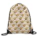 Produktbild Yesliy Golden French Horn Muster Unisex Kordelzug Rucksack Reise Sporttasche