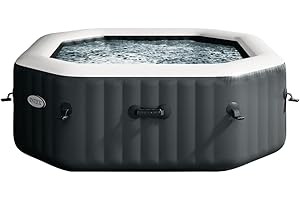 Intex PureSpa Bubble Massage Ø 201 x 71 cm - 28343AH - Für bis zu 4 Personen - 795 Liter Wasserinhalt
