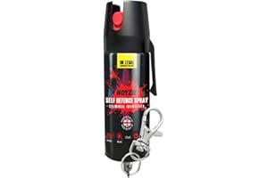 Self Defence Spray NOYZIE UK Legal Pepper Spray Alternative for Men & Women with UV Marking & Keychain - Criminal Identifier Spray for Personal Protection 15ml (Style 1)