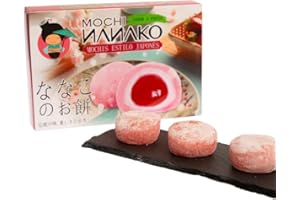 JAPON MARKET 24H JAPON MARKET Mochi Japonés Dulce Tradicional Nanako Sabor Fresa - 180g - Postre y Snack Japones, Dulces Japoneses - Mochis Japoneses Dulces - Chuches Japonesas, Comida Japonesa Dulce Original