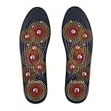 Massage Magnet Insoles，Foot Therapy Reflexology Anti-Plantar Fasciitis Pain Relief Acupressure Breathable Shoe Insoles Improve Blood Circulation, Shoe/Boots Pads For Men Women (Large)