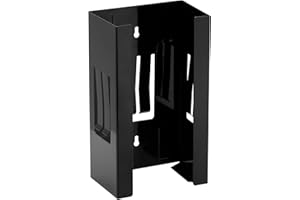 Mayouko Magnetic Glove Dispenser, 8LBS Capacity, Glove Box Holder, Black, Glove Holder for Wall Mount for Tissues, Disposal Gloves, Wipes