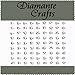81 x 6mm Clear Diamante Stars Self Adhesive Rhinestone Body Vajazzle Gems - created exclusively for Diamante Crafts