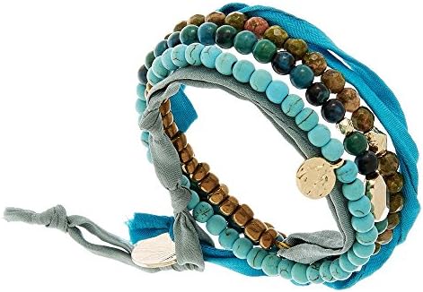 multi-tours Zen Bracelet (Turquoise), by Garance