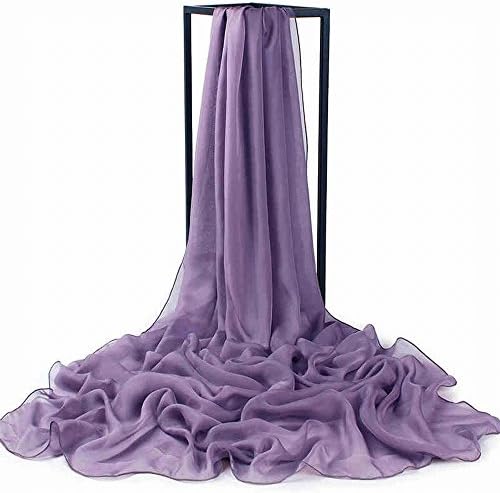 Four Seasons Available Solid Color Silk Scarves Ladies Birthday Silk Silk Scarves Scarves Shawls,A