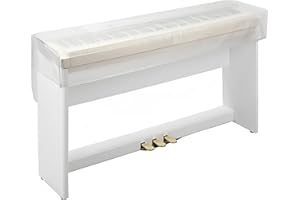 MUSIIN Keyboard Electronic Piano Dust Cover - Matte Transparent Design for Stylish Protection (88 keys)