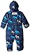 Hatley Baby-Boys Infant Winter Puffer -Graphic Moose Snowsuit, Blue, 12-18 Months