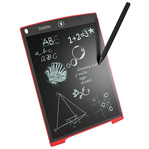 Preisvergleich Produktbild Grafiktabletts schreibtafel Cadrim lcd Grafik Tablett LCD-Tablette LCD Schreiben Tabletten Rekord und Malen Geschenke für Kinder papierlos umweltfreundlich für Schreiben Keine Strahlung auf das Auge (12 zoll, rot)