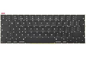 ICTION Tastiera di ricambio QWERTY per MacBook Pro Retina 13" 15" A1989 A1990 Tastiera 2018 Anno