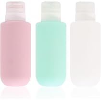 Flacons Voyage 200ml - 4 Pièces Silicone Souple | Anti-Fuite, Parfait Avion Et Toilette