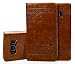 Produktbild Roreikes Samsung Galaxy S8 Plus Hülle Flip Schutzhülle Zubehör Lederhülle mit Silikon Back Cover PU Leder Handytasche im Bookstyle Stand Das Prägemuster für Samsung Galaxy S8 Plus (Braun)