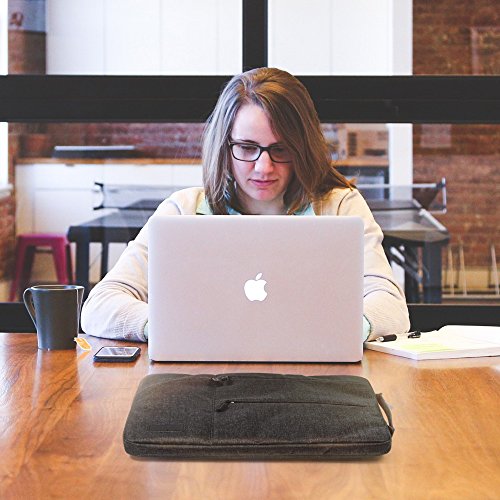 15 Zoll Laptop Sleeve Tasche - Yarrashop multifunktionaler macbook pro tasche Aktentasche mit Seitentaschen Laptop Handtasche f  r 15- 15 6 zoll Macbo