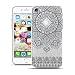 Produktbild HULI Design Case Hülle für Apple iPhone 8 Smartphone im Orientalischen Muster Graphit - Schutzhülle mit orientalischem Mandala Henna Ornament Traumfänger - Handyhülle mit Druck