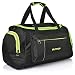 Suntop Alive Nylon/Polyester 40 Litres/20 Inch Gym / Travel Duffel Bag (Black & Neon Green) RS.899.00