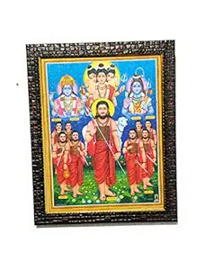 NAVNATH Photo Frame 8MM MDF Board Sparkle Poster