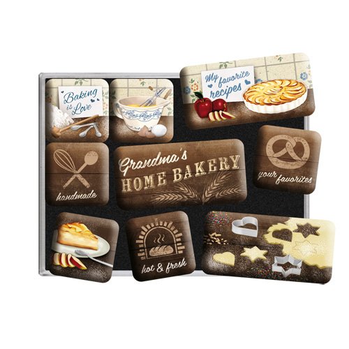 Nostalgic-Art 83066 Home und Country Bakery, Magnet-Set, 9-teilig - 2