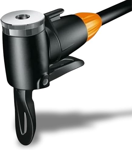 Adattatore Universale Per Pompa Bicicletta - Valvola Schrader E Presta Con Tubo Flessibile Rosso