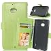 Produktbild Nancen Nokia Lumia N930 Lederhülle Neu Style Acht Farbe Weich PU Flip Case Ledertasche / Schutz Etui, Einfach Vintage Kollektion Karten Slot Foto Wallet Hülle Handy Tasche Zubehör