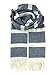 Produktbild Becksöndergaard Slates Damen Schal Baumwolle mit Antik Ethno Streifen Print und Fransen 180 x 80 cm Farbe: 200 Classic Navy