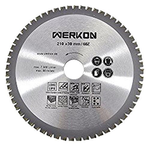 WERKON Profi Multisägeblatt 210 x 30 mm 60Z Universalsägeblatt Kreissägeblatt