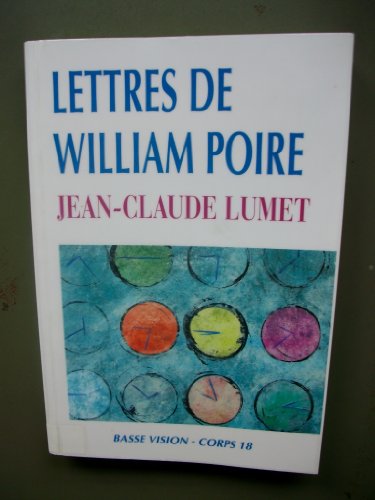 couverture de : Lettres de William Poire