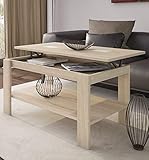 Altura parte superior de la mesa una vez elevada: 57cm