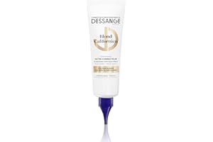 DESSANGE - Soin Patine Bleu Nutri-Correcteur Blond Californien - Acide Lactique & Miel De Manuka - Nourrit & Neutralise Les Reflets Jaunes - Cheveux Blonds, Colorés, Décolorés - 140ml