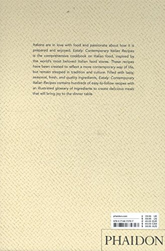 Couverture du livre de Eataly contemporary italian cooking