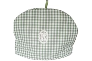 KABAKE Cozies da tè fatto a mano, in cotone, vintage, decorativo, stile country, floreale, per tenere al caldo, copertura per bollitore a doppio isolamento