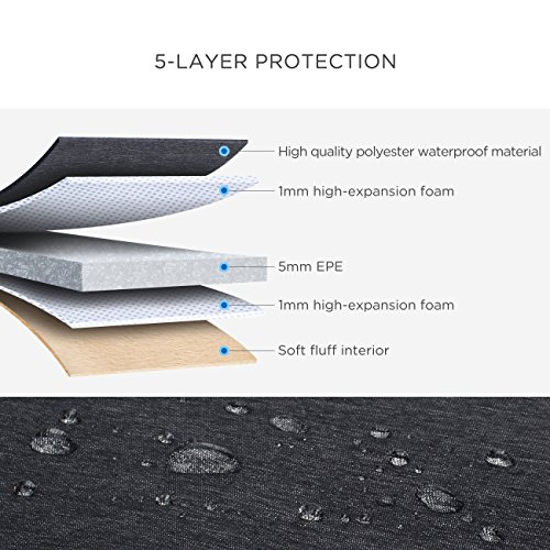 DOMISO Wasserdicht H  lle Carry Tasche Schultertasche f  r 14 zoll Laptops   13 5  Microsoft Surface Book   14  Lenovo Flex 4   6   14  HP 14   14  AS