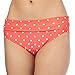 Beach Collection Womens Coral Spotted Folded Bikini Bottoms 18