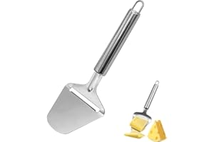 PCSFOE 1 Pièce Coupe Fromage,Fromage à pâte épaisse,Couteau fromage,Coupe-Fromage Professionnel en Acier Inoxydable,Rape a fromage,Trancheuse Manuelle Coupe Fromage Pour Fromages, Agrumes Et Légumes Durs