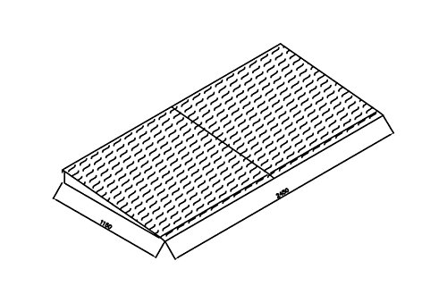 Preisvergleich Produktbild Auffahrrampe AF 25 / 123 verzinkt