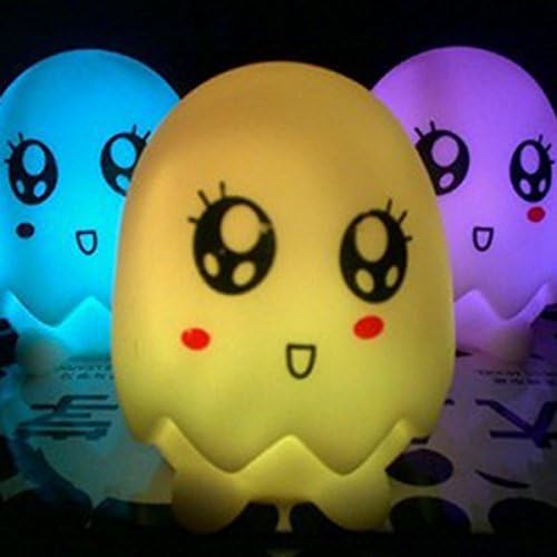 LYFF 5 Pcs Colorful Eggshell Villain Lights LED Night Light Color Change Egg Doll Lamp Party Wedding Decoration