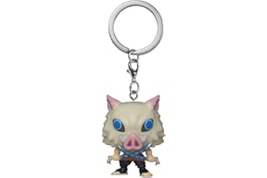 Funko Pop! Keychain: Demon Slayer - Inosuke - Guardianes de la Noche - Minifigura de Vinilo Coleccionable Llavero Original - Relleno de Calcetines - Idea de Regalo - Mercancia Oficial - Anime Fans