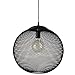 Produktbild Industrie Vintage Pendelleuchte Pendellampe Schwarz Metall Kugel Retro E27 Hängelampe Wohnzimmerlampe Schlafzimmerlampe Esszimmerlampe Kreativ Gitter Design Decken Lampe 50CM