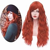 💋 DESIGN: Damen Perücke Verkleidung, einzigartige Farben und lockiges Design, elastischem Band, einstellbar bis 53-57 cm, Die meisten Kopfgrößen liegen in diesem Bereich. 100% atmungsaktives Rosen-Netz innen für Komfort beim Tragen. Es gibt zwei verstellbare Riemen in der Perücke, die sich mit einer festen Position, um verschiedene Kopf-Größen miteinander verflochten werden können.