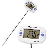 PrimeX PX-60 Dijital Mutfak Termometresi, -50&deg;C +300&deg;C Paslanmaz &Ccedil;elik Problu Gıda Termometresi, Yemek Et Tavuk Balık S&uuml;t Su 