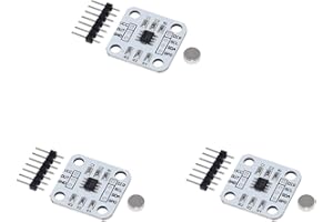 Agwuoetr 3 PièCes AS5600 Encodeur 12 Bits PréCision Induction MagnéTique Angle Capteur de Mesure Module Composants éLectroniques