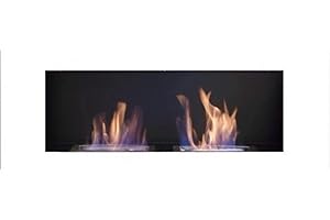 KAMINBAU MIERZWA Bio Etanol Chimenea Modell Tornado Deluxe (blanco)