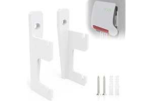 JLNJLE Wall Mount for FritzBox 7590 AX 7530 7690 7510 5590 5530 6660 6890 6850 Router, JLNJLE High Quality ABS Holder Modem Suspension with Cable Management for Dissipates Heat and Saves Space