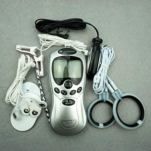 Preisvergleich Produktbild DCJ- Elektrostimulation Komplettset mit Penisring, AnalPlug, Schamlippenclip, Elektroschockpflaster, Elektrostimulationsset SM Sex Toys