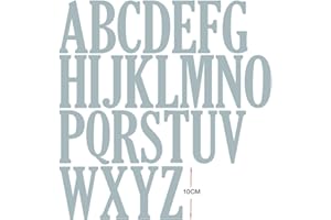 CYFUN DESIGN Set intero di fustelle in metallo alte 10 cm con lettere maiuscole e lettere dell'alfabeto, per scrapbooking, goffratura, album, carta, artigianato, biglietti regalo, decorazioni per la casa