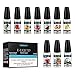 Produktbild E Liquids ohne Nikotin, E-liquid 10 x 10ml, E-Zigaretten Liquid Set 70VG/30PG, E-Juice Nikotinfrei, 10er Pack (B)