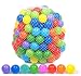 Produktbild BELUPAID Pit Ball, 100 Stück, 4 cm, bunt, weicher Kunststoff, Schwimmkasten, Spielzeug Ball für Baby oder Kleinkinder, Spielzelte, Tunnel für drinnen und draußen.